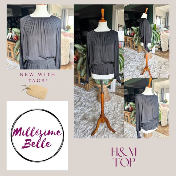 H&M Black Top - Picture 3 of 8